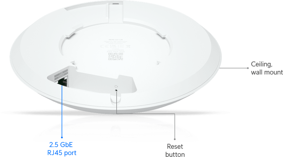 نقطة وصول WiFi 7 Ubiquiti U7 Long-Range – U7-LR — صورة 12