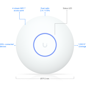 Ubiquiti U7 Lite – Point d'accès WiFi 7 U7-Lite