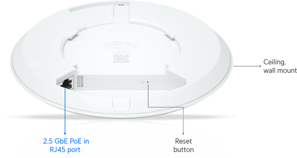 Ubiquiti U7 Lite – Point d'accès WiFi 7 U7-Lite — image 12