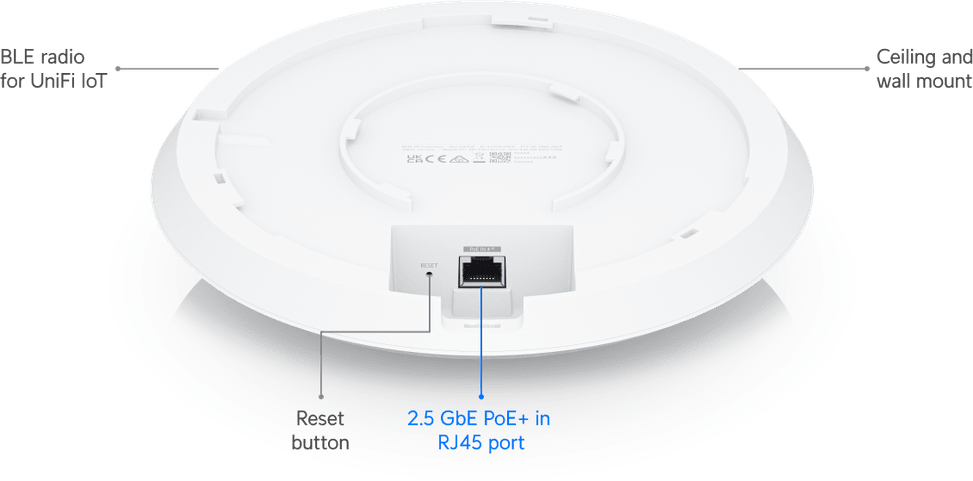 Ubiquiti U6 Enterprise – Point d'accès WiFi 6E U6-Enterprise — image 11