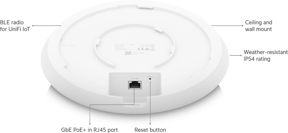 Ubiquiti U6 Long-Range – Point d'accès WiFi 6 U6-LR — image 12