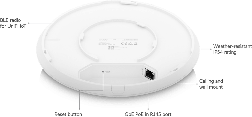 Ubiquiti U6 Pro – Point d'accès WiFi 6 U6-Pro — image 12