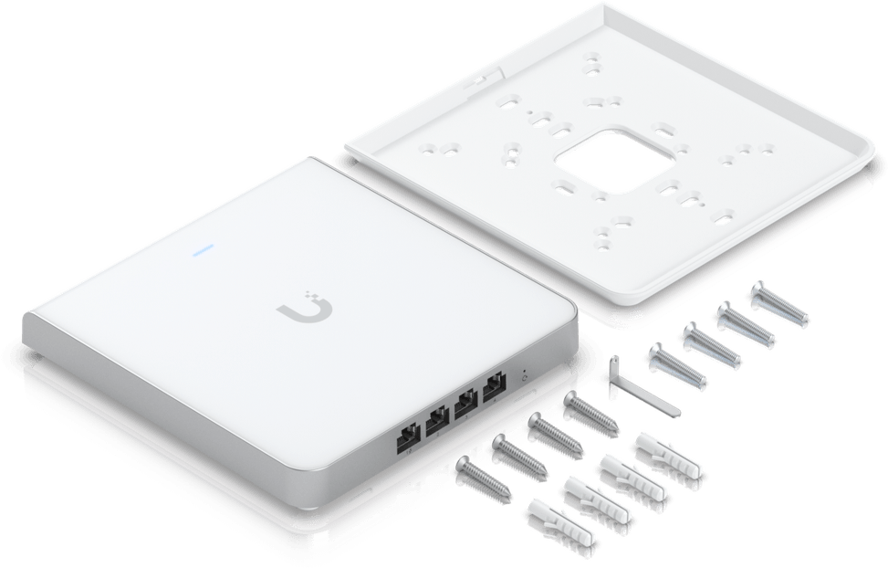 Ubiquiti U6 Enterprise In-Wall – Point d'accès WiFi 6E mural U6-Enterprise-IW — image 1