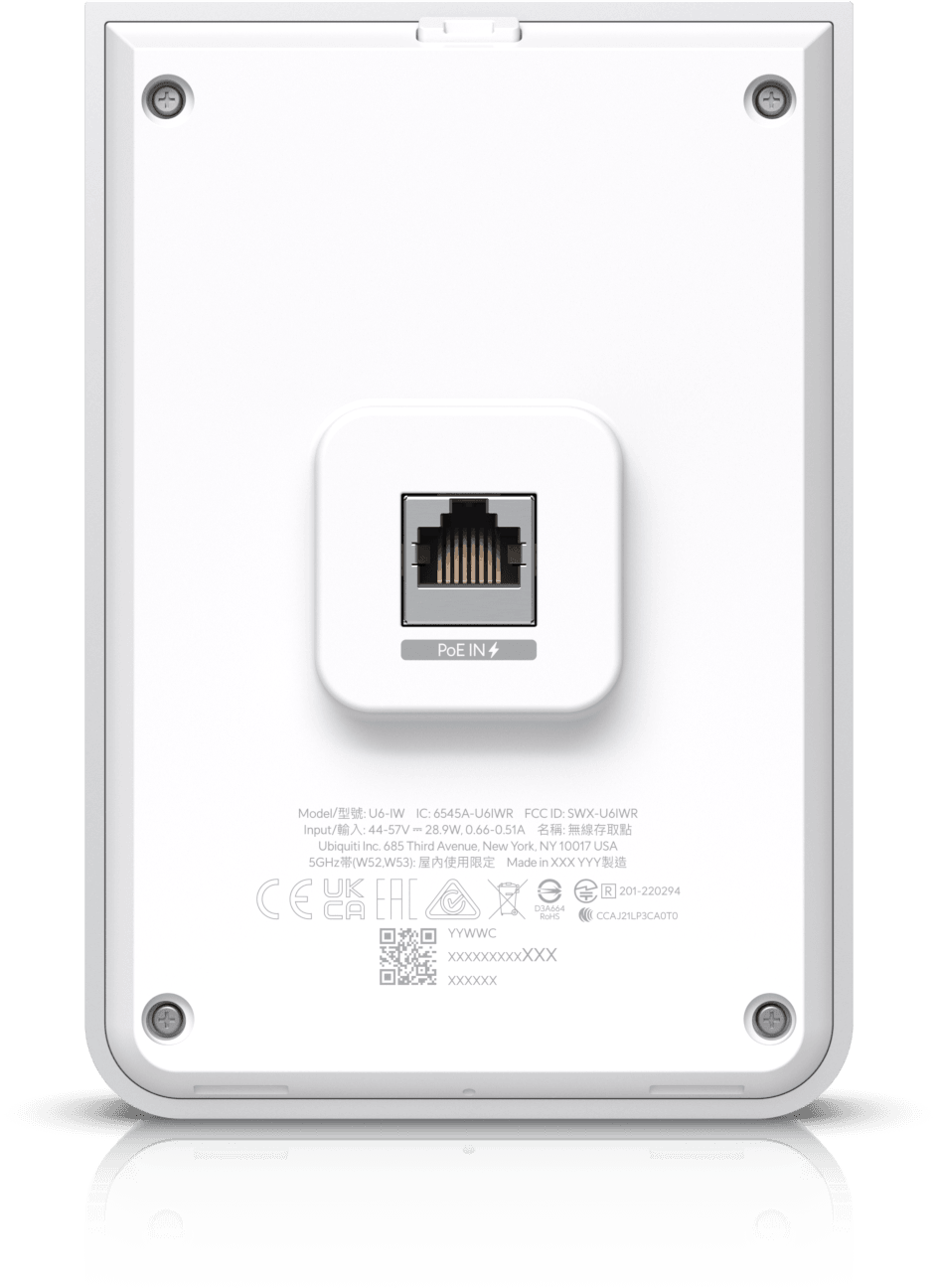 Ubiquiti U6 In-Wall – Point d'accès WiFi 6 mural U6-IW — image 8