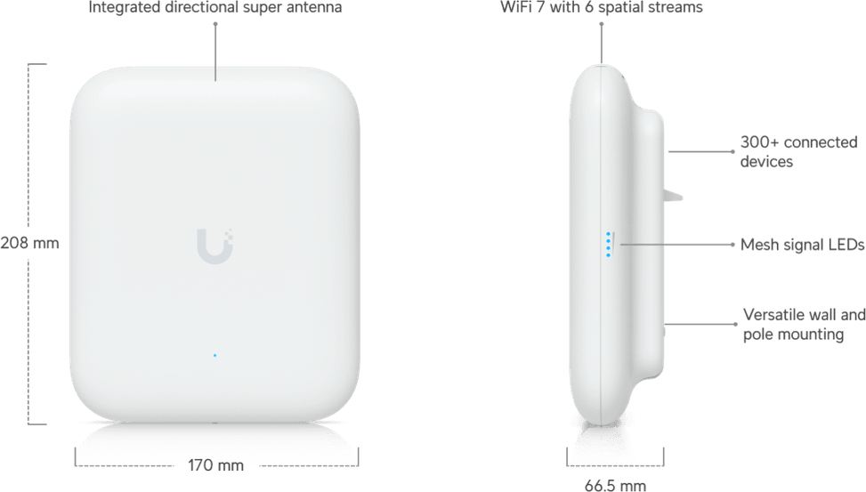 Ubiquiti U7 Pro Outdoor – Point d'accès WiFi extérieur U7-Pro-Outdoor — image 18