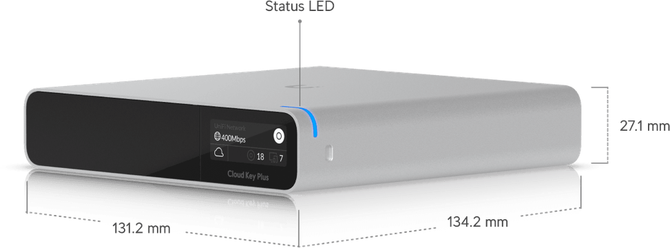وحدة تحكم UniFi مدمجة Ubiquiti CloudKey+ SSD UCK-G2-SSD — صورة 9