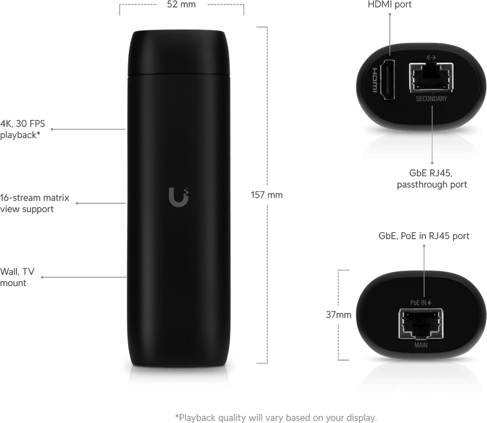 Ubiquiti Protect Viewport – Hub de visualisation pour caméras UFP-VIEWPORT — image 7
