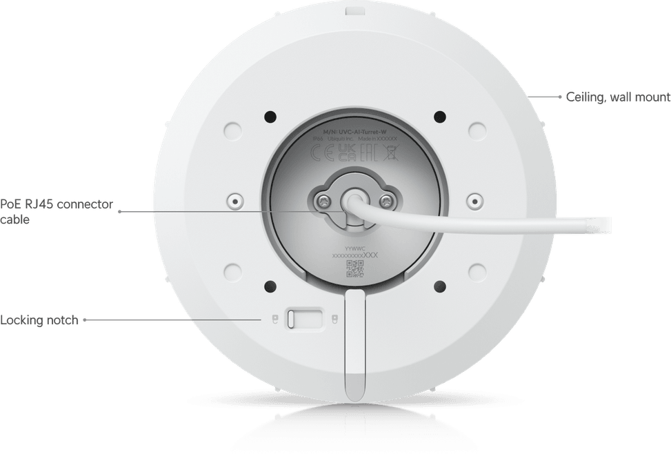 Ubiquiti AI Turret – Camera dôme turrett 4K UVC-AI-Turret-W — image 26