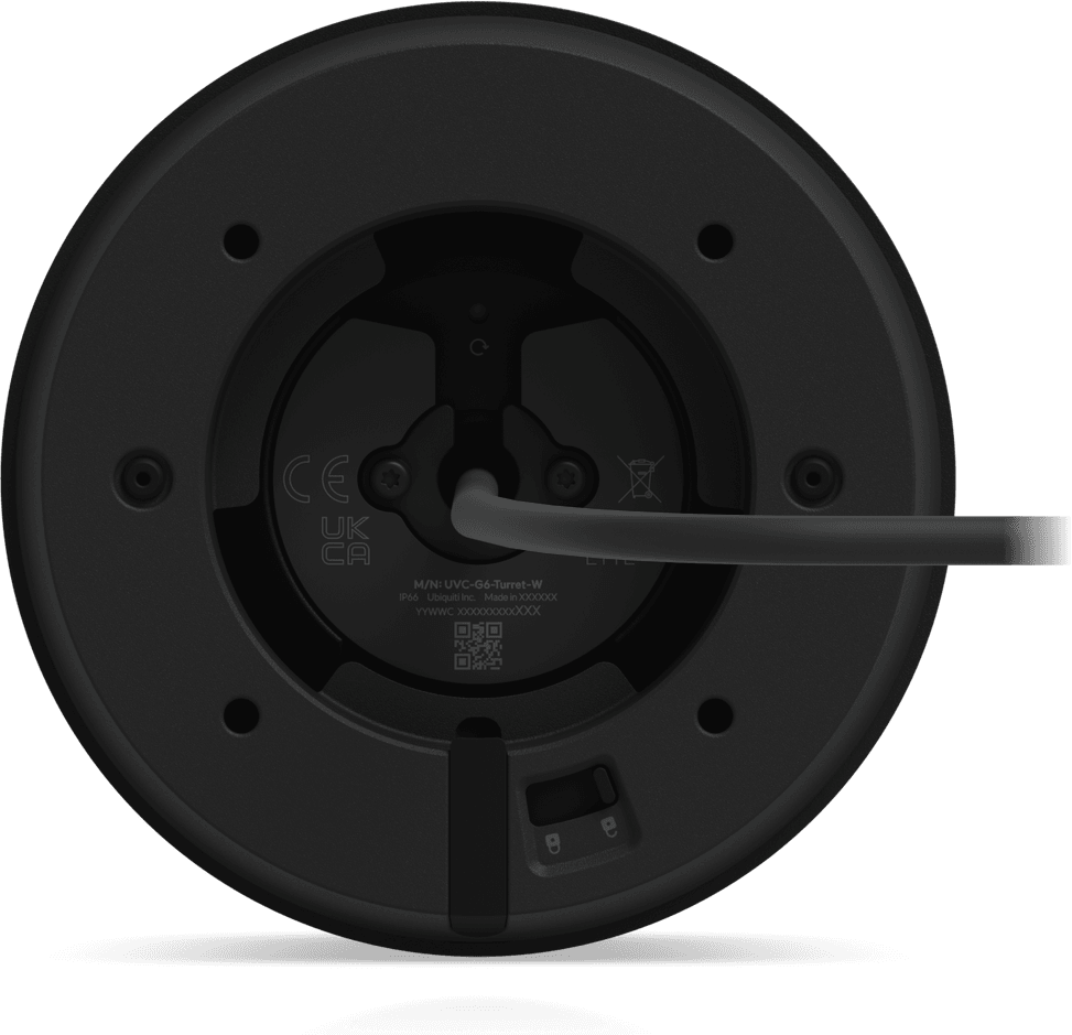 Ubiquiti G6 Turret – Camera extérieure 4K PoE UVC-G6-Turret-B — image 18