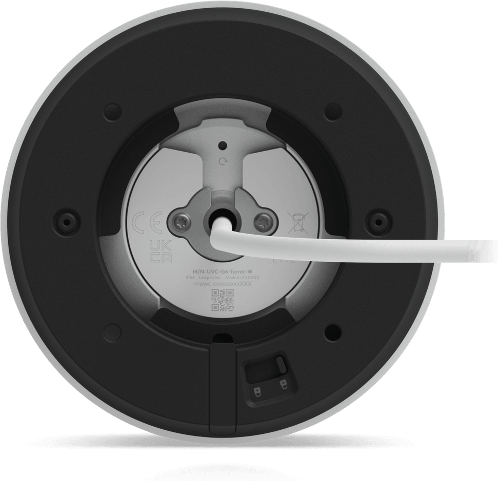 Ubiquiti G6 Turret – Camera 4K PoE extérieure UVC-G6-Turret-W — image 10