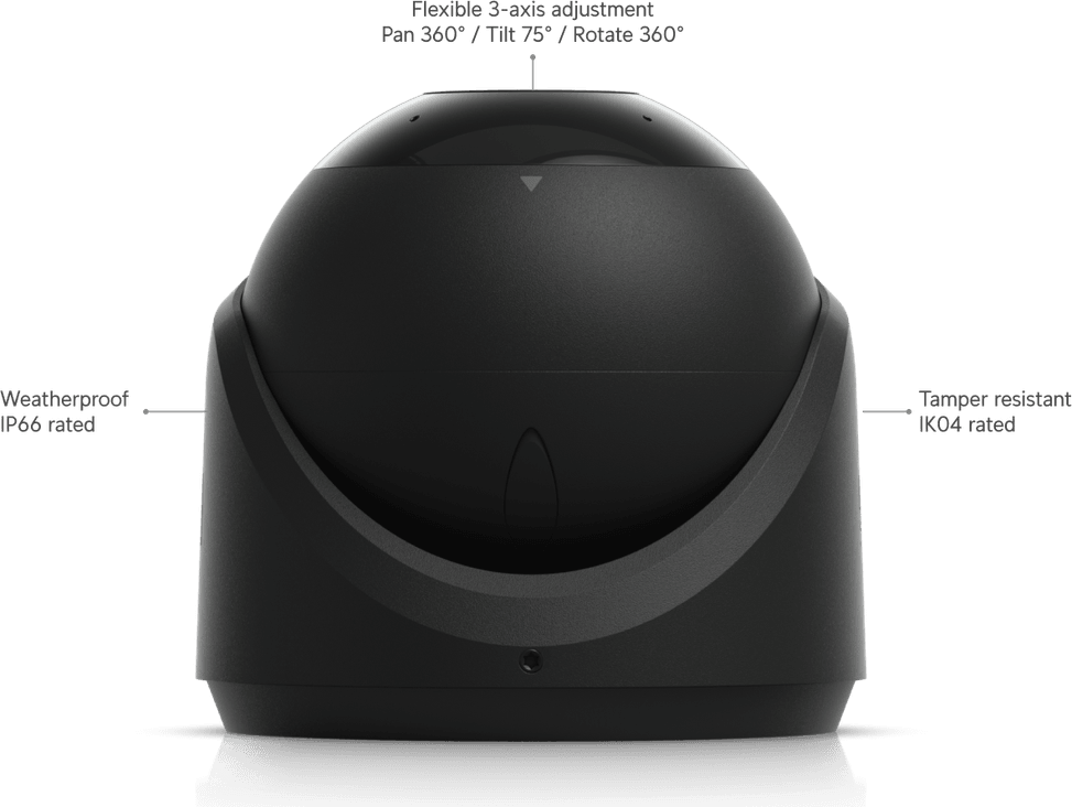 Ubiquiti G6 Turret – Camera 4K PoE extérieure UVC-G6-Turret-W — image 24