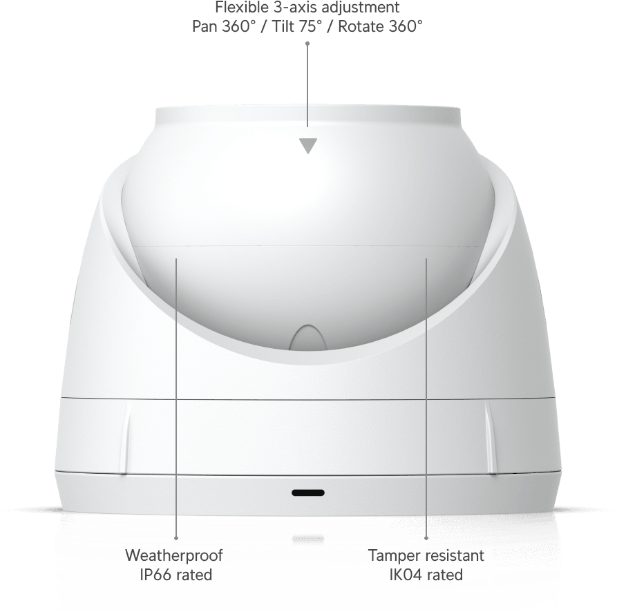 Ubiquiti G5 Turret Ultra – Caméra HD PoE 2K UVC-G5-Turret-Ultra-B — image 21