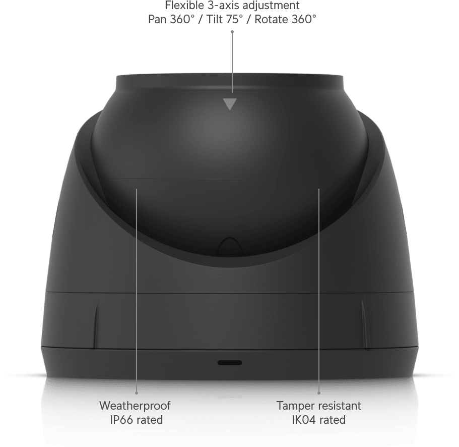Ubiquiti G5 Turret Ultra – Caméra HD PoE 2K UVC-G5-Turret-Ultra-B — image 24