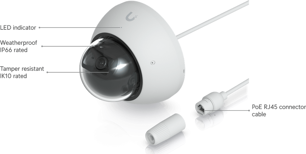 Ubiquiti AI Dome – Camera dome 4K avec IA UVC-AI-Dome-B — image 19
