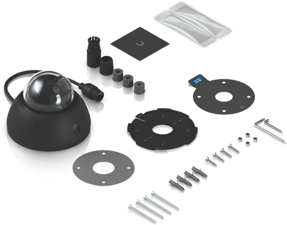 Ubiquiti AI Dome – Camera dôme 4K résistante aux intempéries UVC-AI-Dome-W — image 2