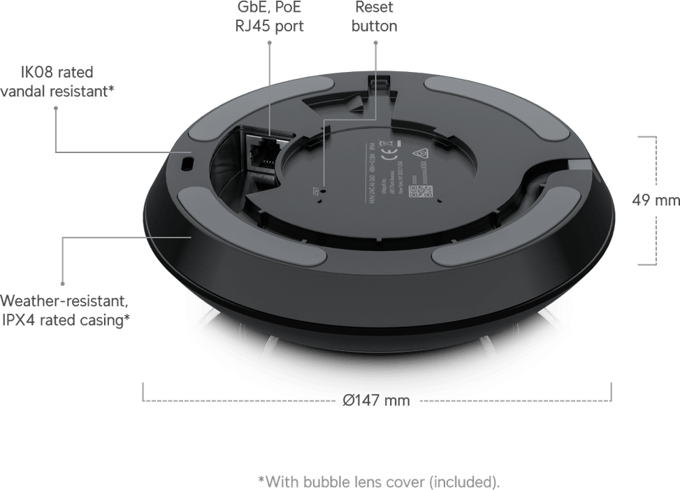 Ubiquiti AI 360 – Camera 360° avec intelligence artificielle UVC-AI-360 — image 23