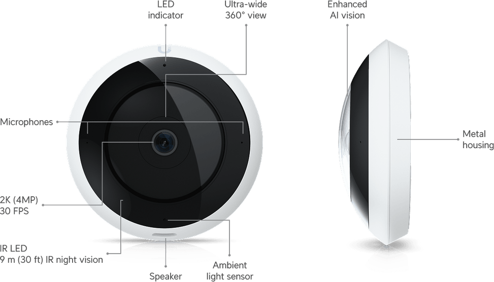 Ubiquiti AI 360 – Camera 360° avec intelligence artificielle UVC-AI-360 — image 24