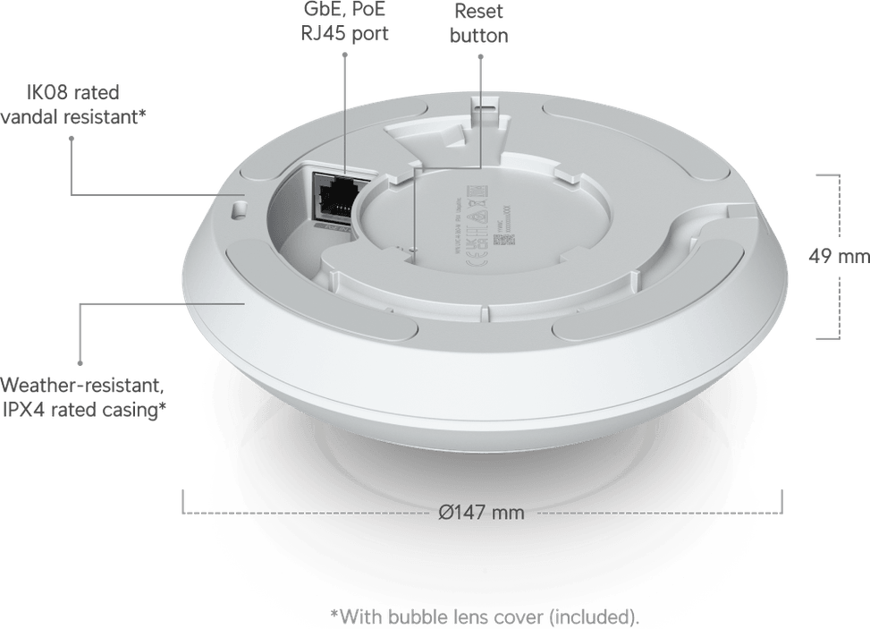 Ubiquiti AI 360 – Camera 360° avec intelligence artificielle UVC-AI-360 — image 25