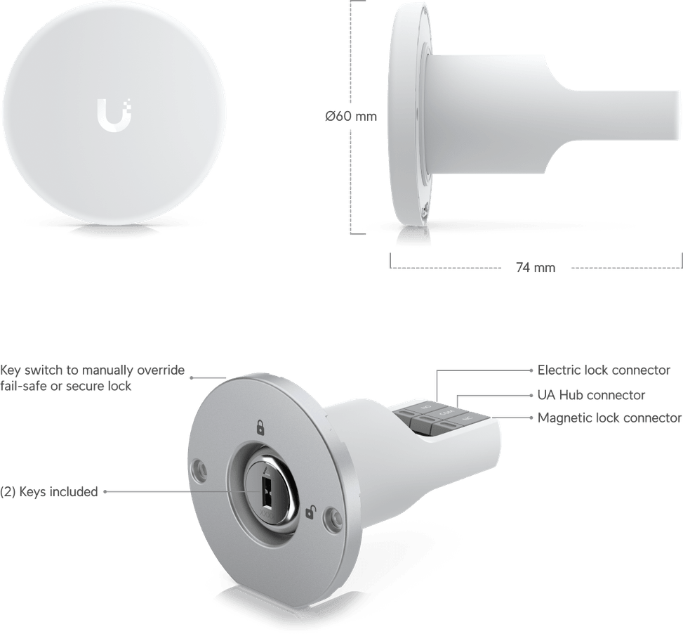 Ubiquiti Access Rescue KeySwitch – Interrupteur d'urgence UA-Rescue — image 8
