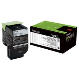 Cartouche de toner Noir LEXMARK Return Program (70C80K0)