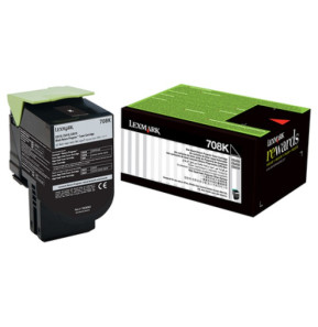 Cartouche de toner Noir LEXMARK Return Program (70C80K0)