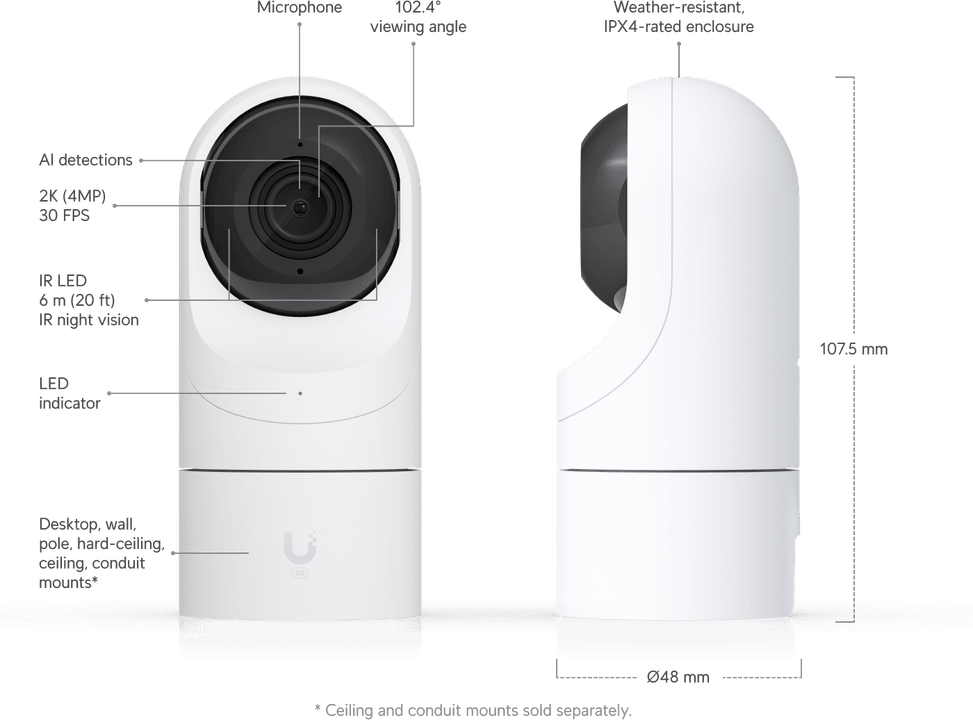 Ubiquiti G5 Flex – Camera HD PoE compacte UVC-G5-Flex — image 9