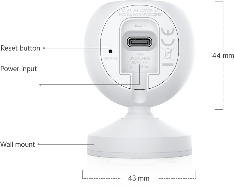 Ubiquiti G3 Instant – Camera compacte WiFi UVC-G3-INS — image 10