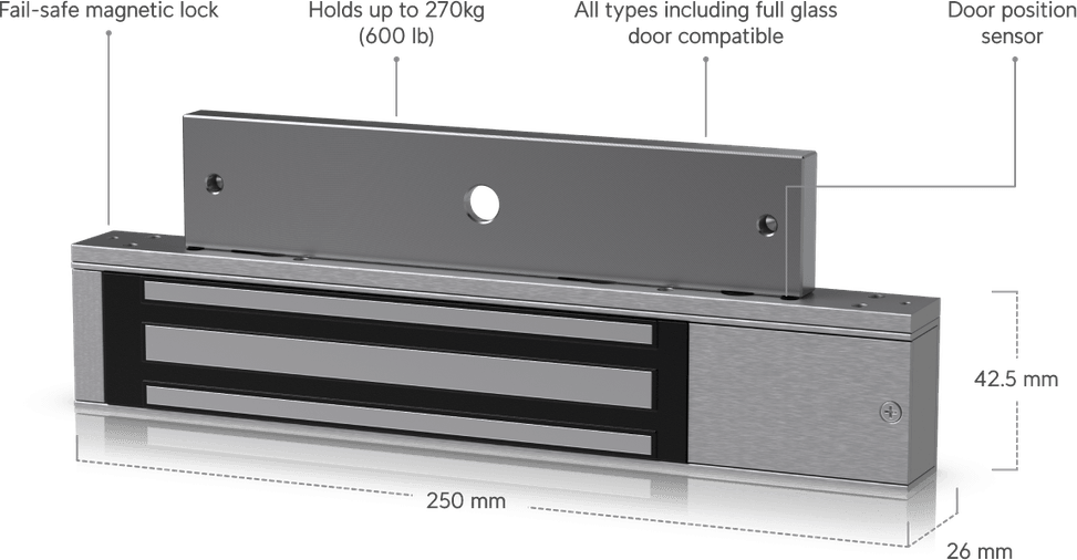 Ubiquiti Access Magnetic Lock – Serrure magnétique UA-Lock-Magnetic-270kg — image 10
