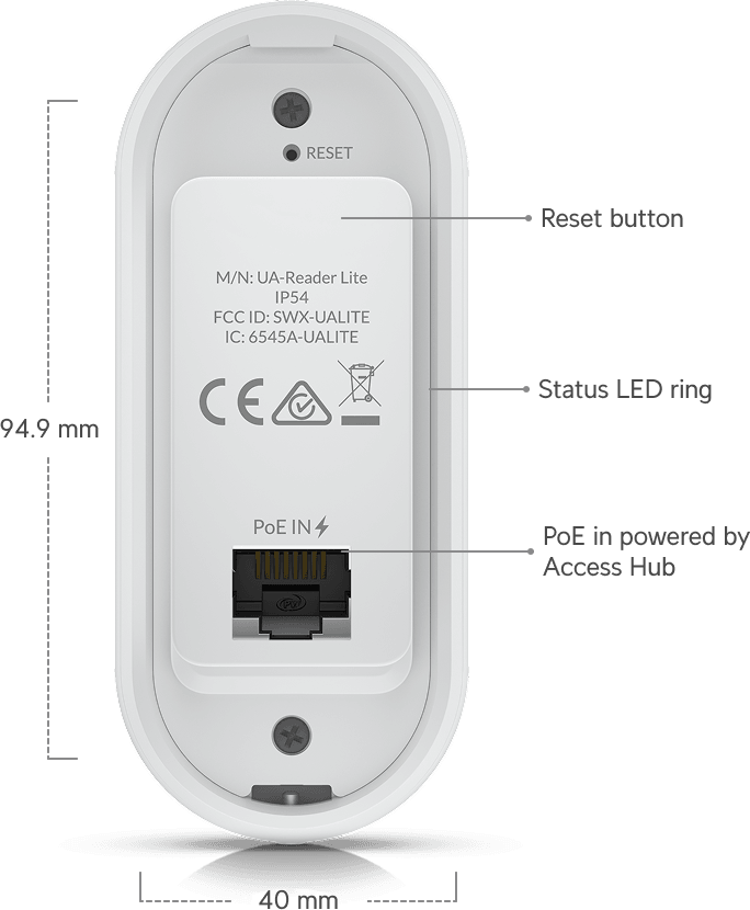 Ubiquiti Access Reader Lite – Lecteur d'accès pratique UA-Reader Lite — image 11