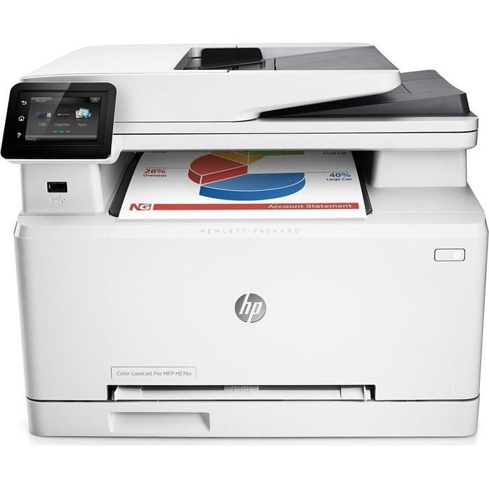 Imprimante multifonction HP Color LaserJet Pro M274n (M6D61A)
