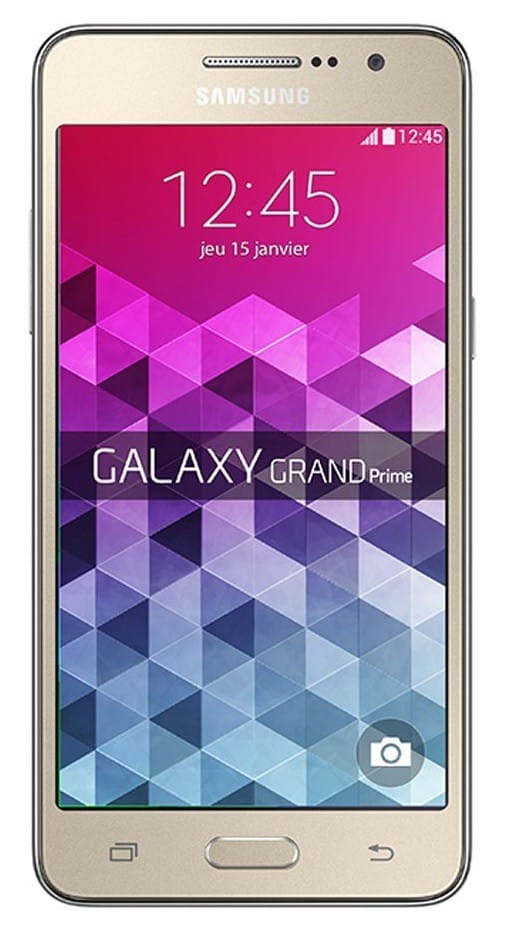 Smartphone 4G Samsung Galaxy Grand Prime - 5" avec 8 GB stockage