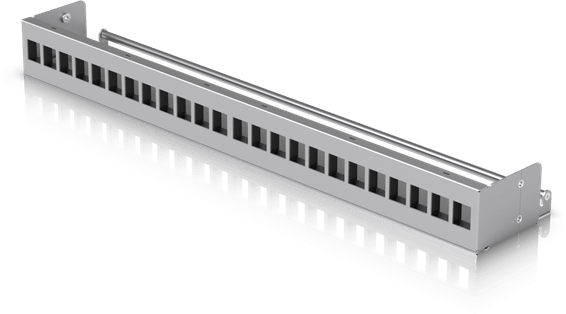 Ubiquiti 24-Port Blank Keystone Patch Panel – Panneau de brassage 24 ports UACC-Rack-Panel-Patch-Blank-24
