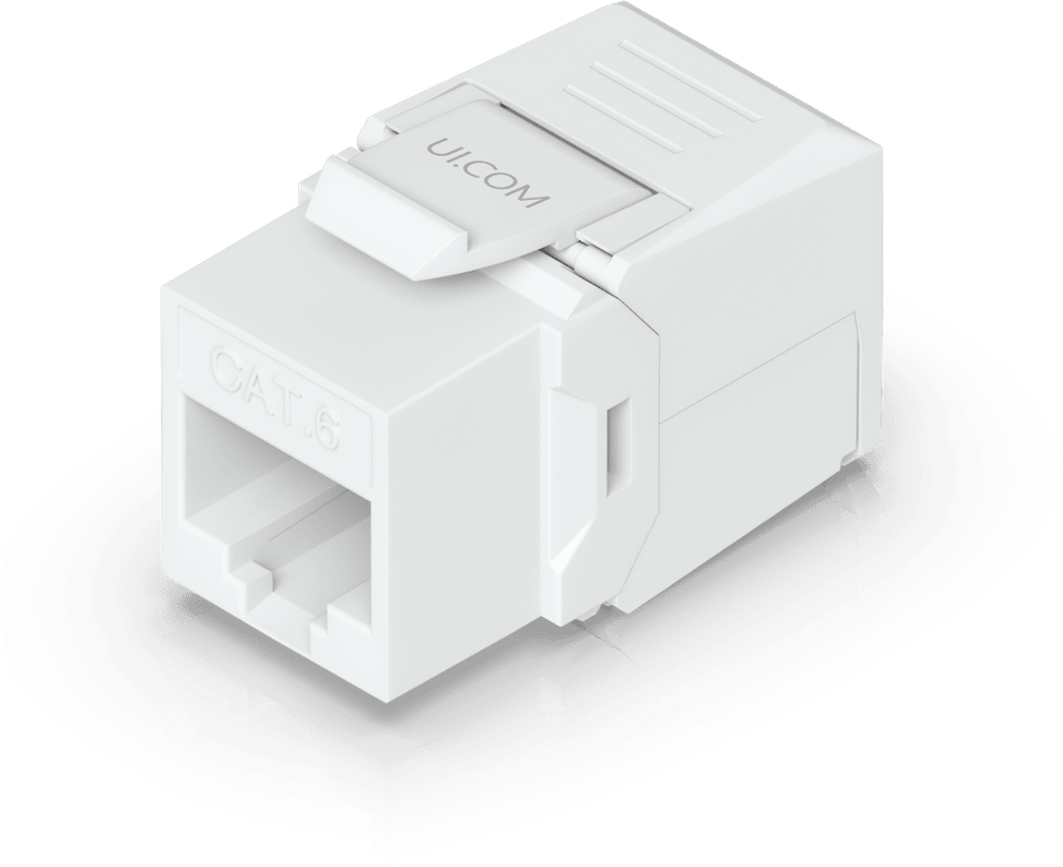 Ubiquiti Cat6 Keystone Jack – Connecteurs Ethernet modulaires UACC-Keystone-Jack-C6 — image 1