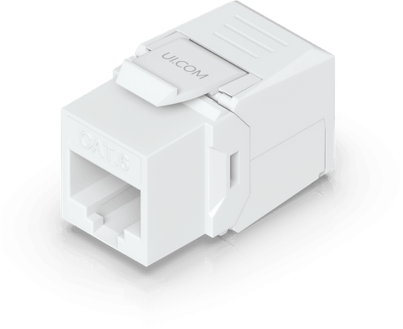 Ubiquiti Cat6 Keystone Jack – Connecteurs Ethernet modulaires UACC-Keystone-Jack-C6