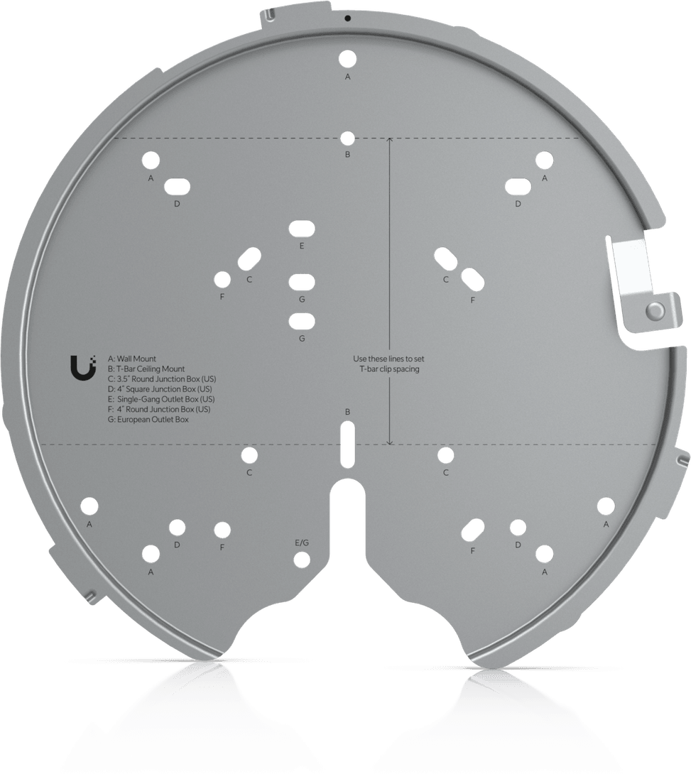 Ubiquiti Flagship AP Replacement Mounting System – Système de montage professionnel U-PRO-MP — image 1