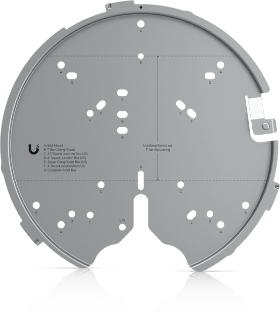 Ubiquiti Flagship AP Replacement Mounting System – Système de montage professionnel U-PRO-MP