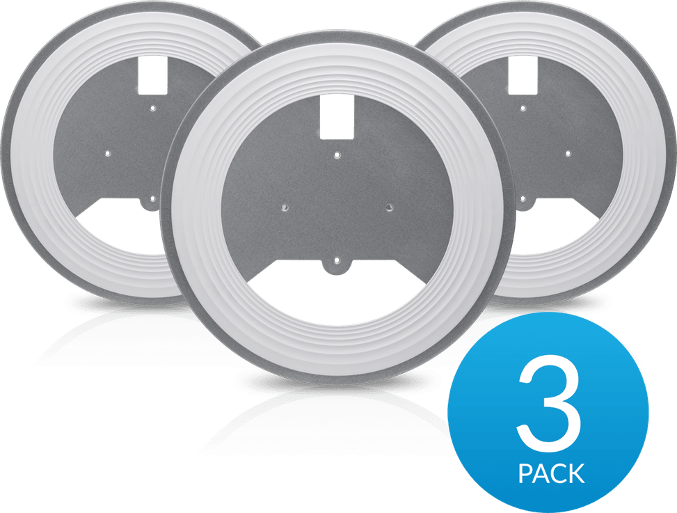 Ubiquiti Compact Flagship AP Recessed Ceiling Mount – Support de plafond encastré nanoHD-RCM-3 — image 1