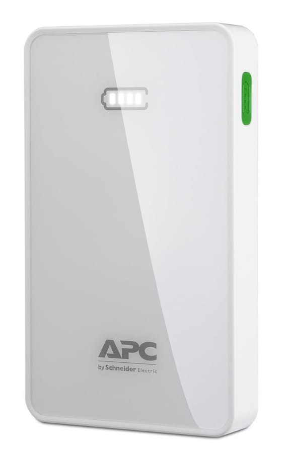 Batterie de secours portable APC M10BK 10000mAh Li-polymer (1x 5V/2,4A + 1x 5V/1A)