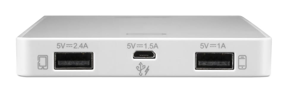 Batterie de secours portable APC M5BK 5000mAh Li-polymer (1x 5V/2,4A + 1x 5V/1A)
