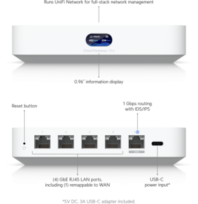 Ubiquiti Cloud Gateway Ultra – Passerelle Cloud compacte UCG-Ultra
