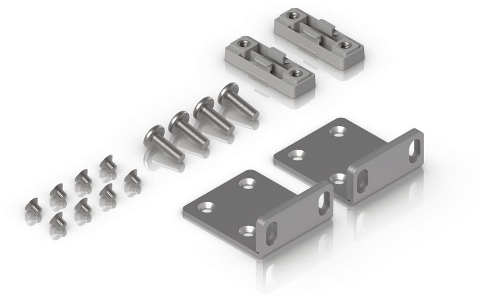 Ubiquiti Rack Ear Kit – Accessoires de montage en rack UACC-Rack-Ear-1U — image 1