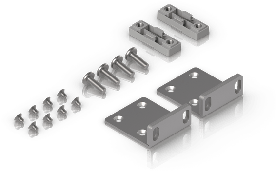 Ubiquiti Rack Ear Kit – Accessoires de montage en rack UACC-Rack-Ear-1U