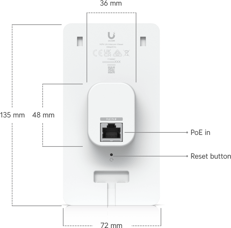 Ubiquiti Access Intercom Viewer – Écran d'intercom UA-Intercom-Viewer-3 — image 15