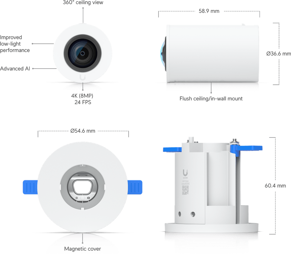 Ubiquiti AI Theta – Système de caméra 360° avec IA UVC-AI-Theta — image 16