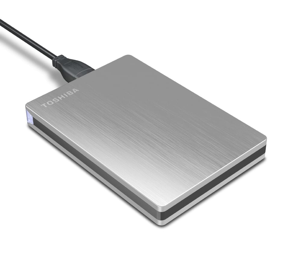 Disque dur externe Toshiba Canvio SLIM Pour MAC - 2.5 USB 3.0 1 TB