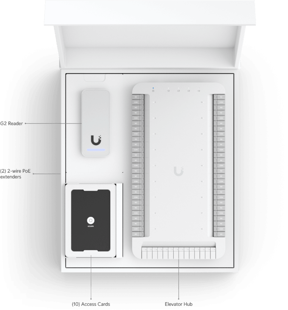 Ubiquiti Access Elevator Starter Kit – Kit de démarrage pour accès élévateur UA-SK-Elevator — image 14