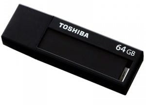 Clé USB Toshiba TransMemory U302 avec les étiquettes inscriptibles - USB 3.0