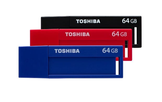 Clé USB Toshiba TransMemory U302 avec les étiquettes inscriptibles - USB 3.0