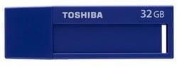 Clé USB Toshiba TransMemory U302 avec les étiquettes inscriptibles - USB 3.0