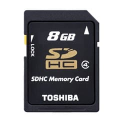 Carte mémoire Toshiba microSDHC M102 avec adaptateur SD - Classe 4